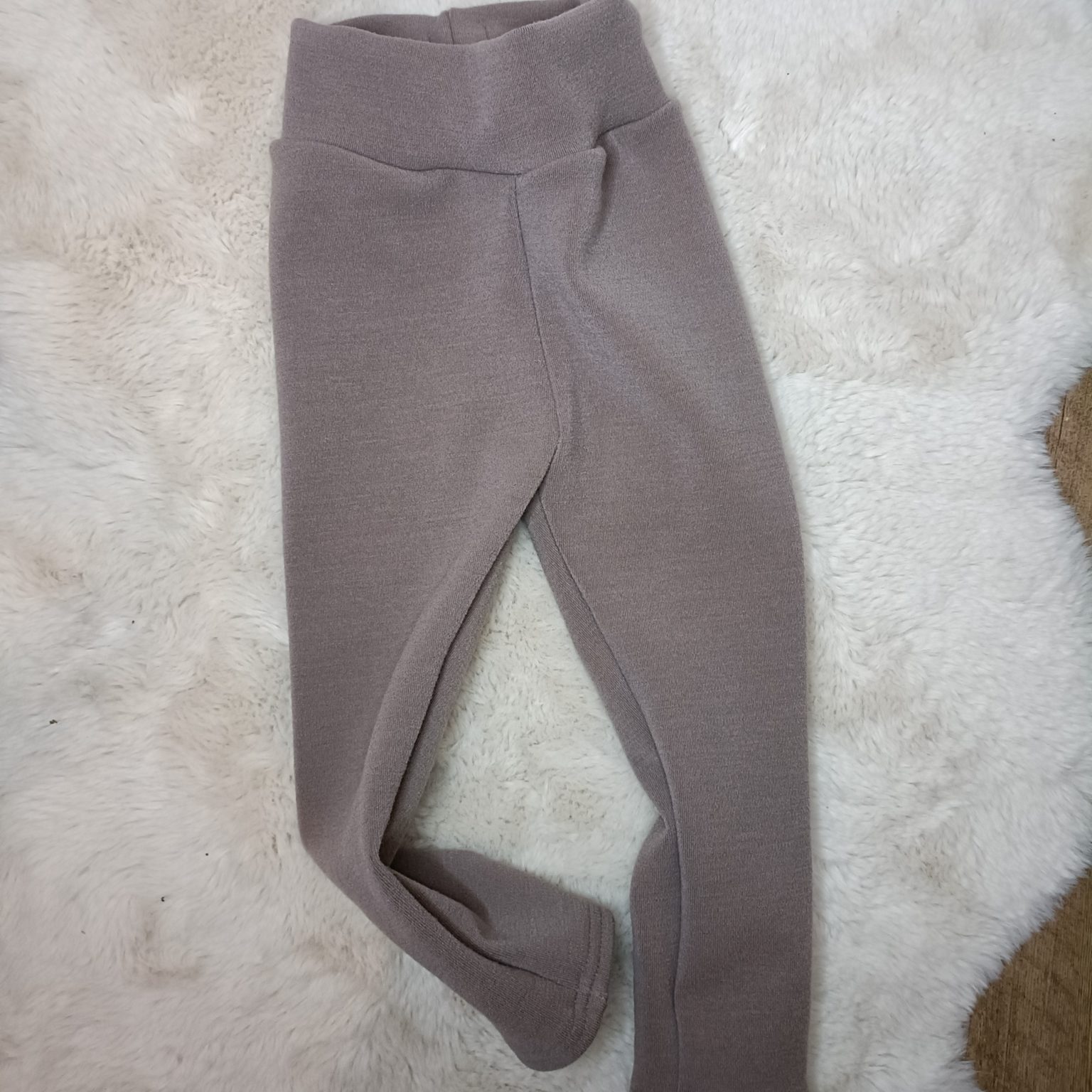 Legging en laine écru main image 1